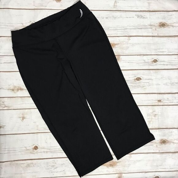 Exertek Cropped Active Wear Black‎ Pants size small loungewear - Picture 9 of 11